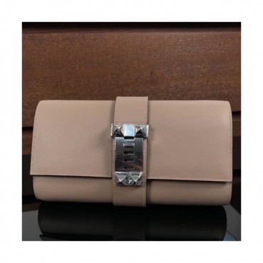 Hermes Medor Swift Leather Clutch Bag ,23cm 