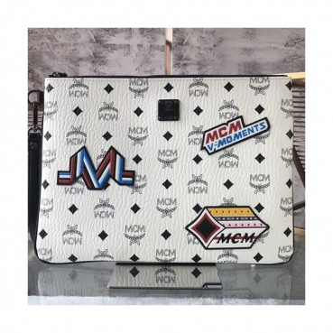 MCM Leather Clutch Bag,32cm 