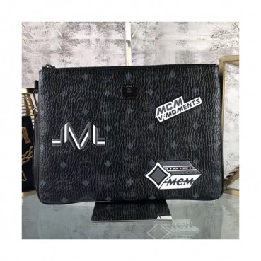 MCM Leather Clutch Bag,32cm 