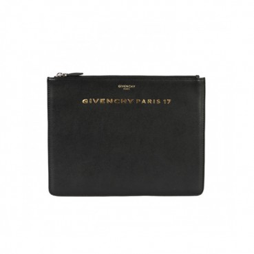 Givenchy Paris 17 Leather Clutch Bag,30.5cm 