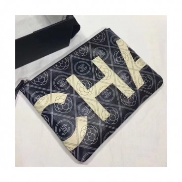 Chanel 2018 Women Leather Clutch Bag ,20CM 