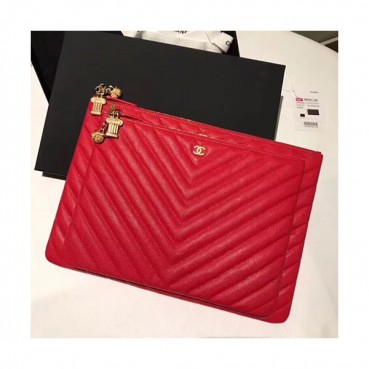Chanel 2018 Lady Clutch Bag,28/33CM 