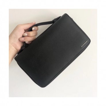 Burberry 2018 Leather Clutch Bag , 21.5cm 