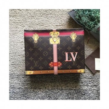 Louis Vuitton Pochette Tiolet Clutch,26cm 