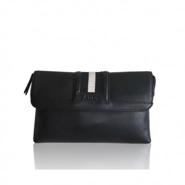 [발리] 블랙 수입가죽 남성용 클러치백 