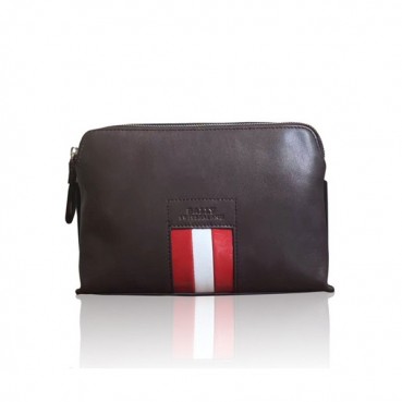 [발리] 브라운 수입가죽 남성용 클러치백 