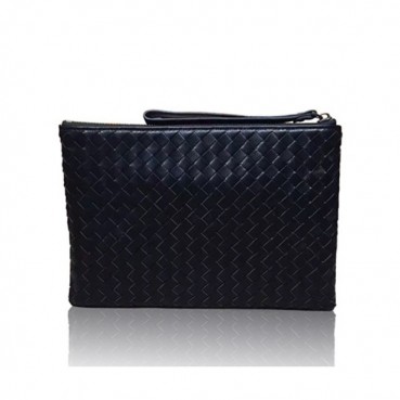 [보태가 베네타] 베네타] 인터레치아토 가죽 블랙 남성용 클러치백 bv0009b 