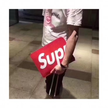 루이비통+슈프림 2017 남성용 클러치백, G3