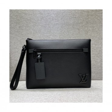 [루이비통]Louis Vuitton 2021 Men's Leather Clutch Bag,30cm 