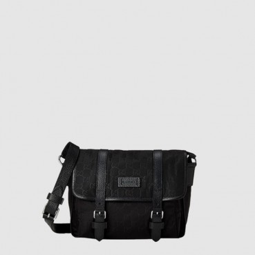 구찌 남성 마이크로시마 나일론 메신저백 - Gucci Mens Microsima Nylon Messenger Bag 