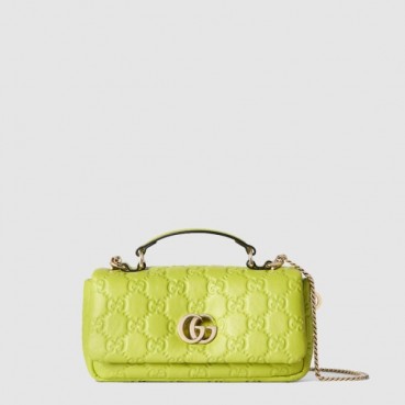 구찌 여성 GG 밀라노 미니 탑 핸들백 - Gucci Womens GG Milano Mini Top Handle Bag 