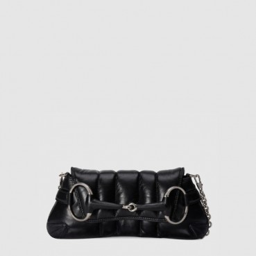 구찌 여성 홀스빗 체인 스몰 숄더백 - Gucci Womens Horsebit Chain Small Shoulder Bag 