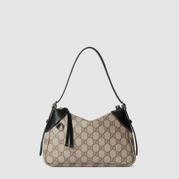 구찌 여성 GG 엠블럼 스몰 숄더백 - Gucci Womens GG Emblem Small Shoulder Bag 