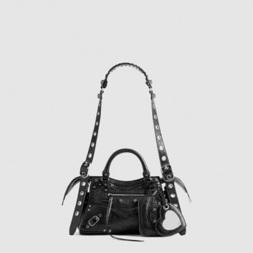 발렌시아가 여성 네오 카골 Xs 메탈라이즈드 핸드백 - Balenciaga Womens Neo Cargo Xs Metalized Handbag 