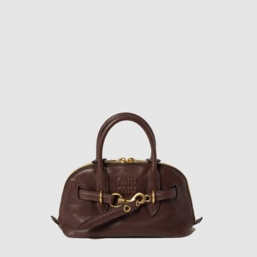 미우미우 여성 아방뛰르 나파 가죽 탑 핸들 백 - Miumiu Womens Avanture Nappa Leather Top Handle Bag 
