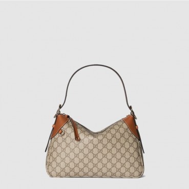 구찌 여성 GG 엠블럼 미디엄 숄더백 - Gucci Womens GG Emblem Medium Shoulder Bag 