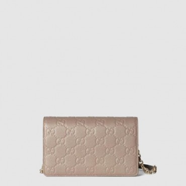 구찌 여성 GG 엠블럼 슈퍼 미니 숄더백 - Gucci Womens GG Emblem Super Mini Shoulder Bag 