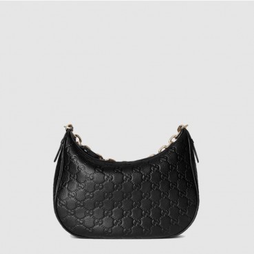 구찌 여성 GG 엠블럼 미디엄 숄더백 - Gucci Womens GG Emblem Medium Shoulder Bag 