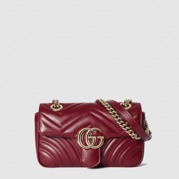 구찌 여성 GG 마몽 미니 숄더백 - Gucci Womens GG Marmont Mini Shoulder Bag 