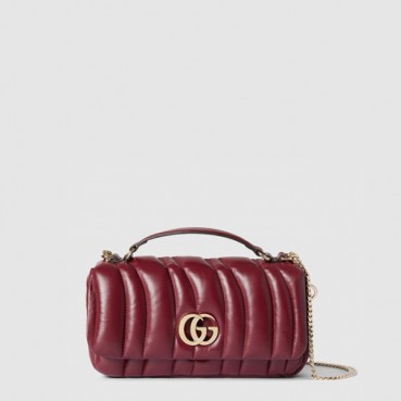 구찌 여성 GG 밀라노 스몰 탑 핸들백 - Gucci Womens GG Milano Small Top Handle Bag 