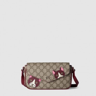 구찌 여성 미니 숄더백- Gucci Womens Horsebit Mini Shoulder Bag 