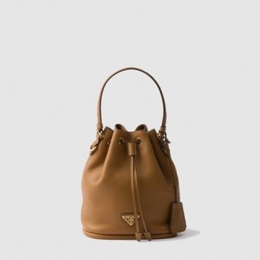 프라다 여성 소프트 그레인 버킷백 1BE067 - Prada Womens Soft Grain Bucket Bag 