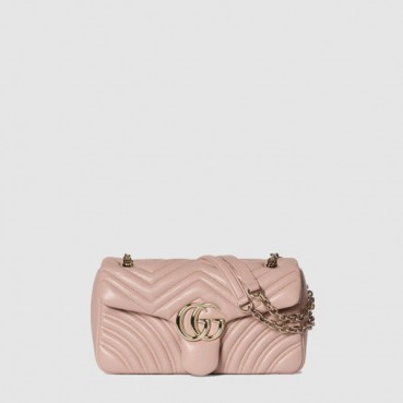 구찌 여성 GG 마몽 미디엄 숄더백 - Gucci Womens GG Marmont Medium Shoulder Bag 