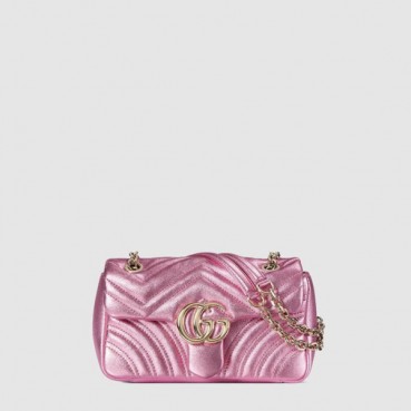 구찌 여성 GG 마몽 스몰 숄더백 - Gucci Womens GG Marmont Small Shoulder Bag 