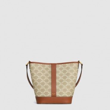 셀린느 여성 스몰 트리옹프 버킷 백 - Celine Womens Triomphe Small Bucket Bag 