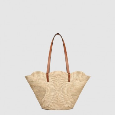 셀린느 여성 미디엄 클래식 파니에 브레이디드 트리옹프 - Celine Womens Medium Classic Pannier Braided Triomphe 