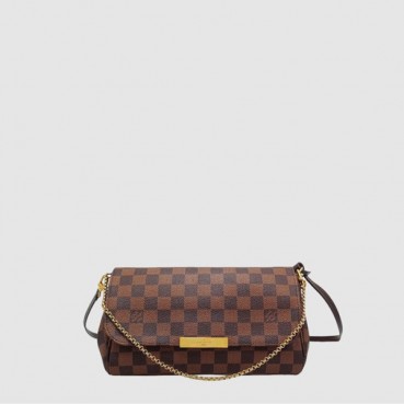 루이비통 여성 다미에 페이보릿 MM N41129 - Louis vuitton Womens Damier Favorite MM 