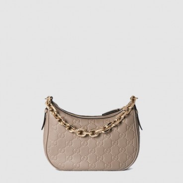 구찌 여성 GG 엠블럼 스몰 숄더백 - Gucci Womens GG Emblem Small Shoulder Bag 