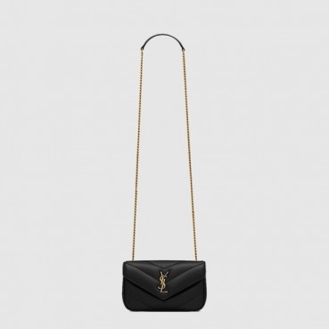 입생로랑 여성 루루 미니 푸퍼 퀄팅 체인백 - Saint Laurent Womens Loulou Puffer Bag 