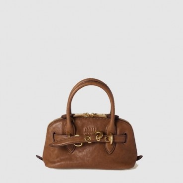 미우미우 여성 아방뛰르 미니 나파 가죽 백 - Miumiu Womens Avanture Mini Nappa Leather Bag 