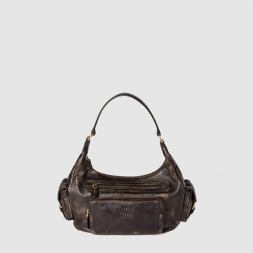 미우미우 여성 나파 가죽 포켓 백 - Miumiu Womens Nappa Leather Pocket Bag 