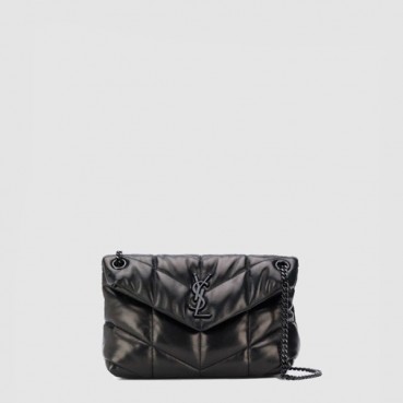 입생로랑 여성 루루 푸퍼 퀄팅 스몰 체인백 - Saint Laurent Womens Loulou Puffer Bag 