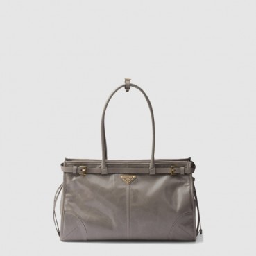 프라다 여성 보니 라지 가죽 핸드백 1BA433 - Prada Womens Bonnie Large Leather Handbag 