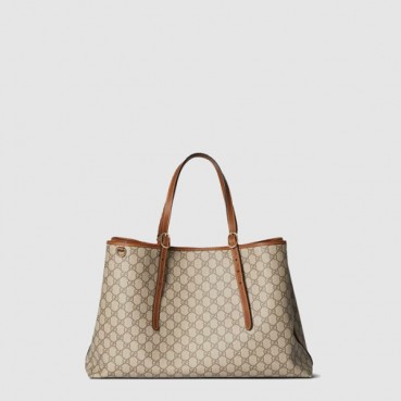 구찌 여성 GG 엠블럼 라지 토트백 - Gucci Womens GG Emblem Large Tote Bag 