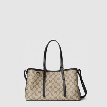 구찌 여성 GG 엠블럼 미디엄 토트백 - Gucci Womens GG Emblem Medium Tote Bag 