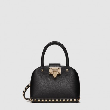 발렌티노 여성 가라바니 락스터드 가죽 스몰 핸드백 - Valentino Womens Garavani Rockstud Leather Small Handbag 