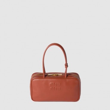 미우미우 여성 보 가죽 탑 핸들 백 - Miumiu Womens top handle bag 