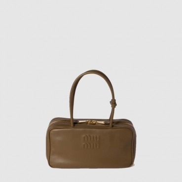 미우미우 여성 보 가죽 탑 핸들 백 - Miumiu Womens top handle bag 