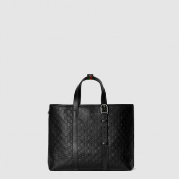 구찌 남성 GG 엠블럼 라지 토트백 - Gucci Mens GG Emblem Large Tote Bag 