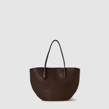 더 로우 여성 Alger 가죽 토트백 - The Row Womens Alger Leather Tote Bag 