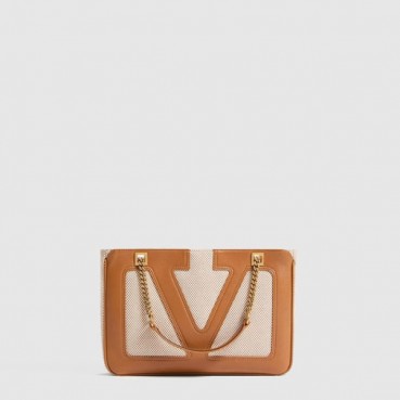 발렌티노 여성 가라바니 비바 슈퍼스타 캔버스 스몰 쇼퍼 백 - Valentino Womens Garavani Viva Superstar Canvas Small Shopper Bag 