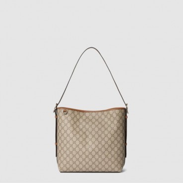 구찌 여성 GG 엠블럼 미디엄 숄더백 - Gucci Womens GG Emblem Medium Shoulder Bag 