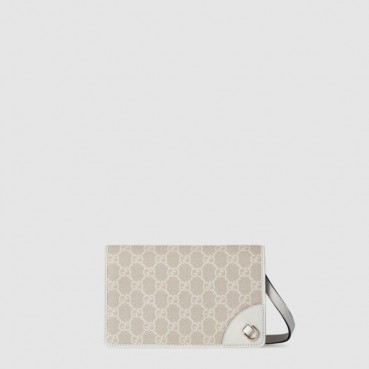 구찌 여성 GG 엠블럼 수퍼 미니 숄더백 - Gucci Womens GG Emblem Super Mini Shoulder Bag 