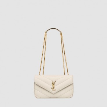 입생로랑 여성 루루 푸퍼 퀄팅 스몰 체인백 - Saint Laurent Womens Loulou Puffer Bag 