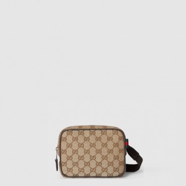구찌 남성 GG 캔버스 미니백 - Gucci Mens GG Canvas Mini Bag 