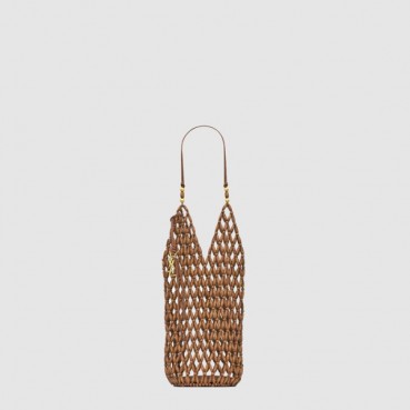 입생로랑 여성 우드 비즈 버킷 백 - Saint Laurent Womens Wood Beads Flexible Bucket Bag 